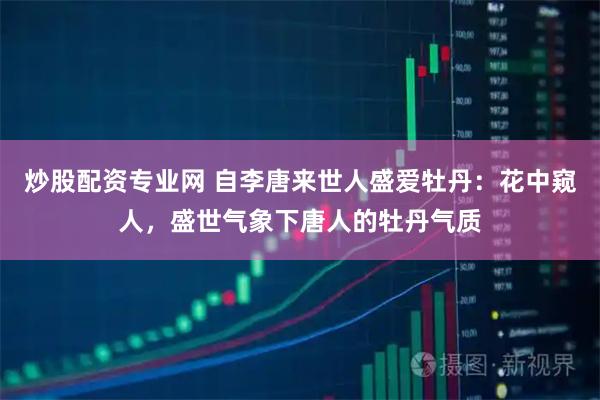 炒股配资专业网 自李唐来世人盛爱牡丹：花中窥人，盛世气象下唐人的牡丹气质